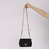 Chanel 2023 Coco Chain Lambskin Square Flap Bag