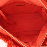 Chanel Medium Giant Logo Shopping Tote Red Tweed 2019 GHW
