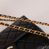 Chanel 2023 Coco Chain Lambskin Square Flap Bag