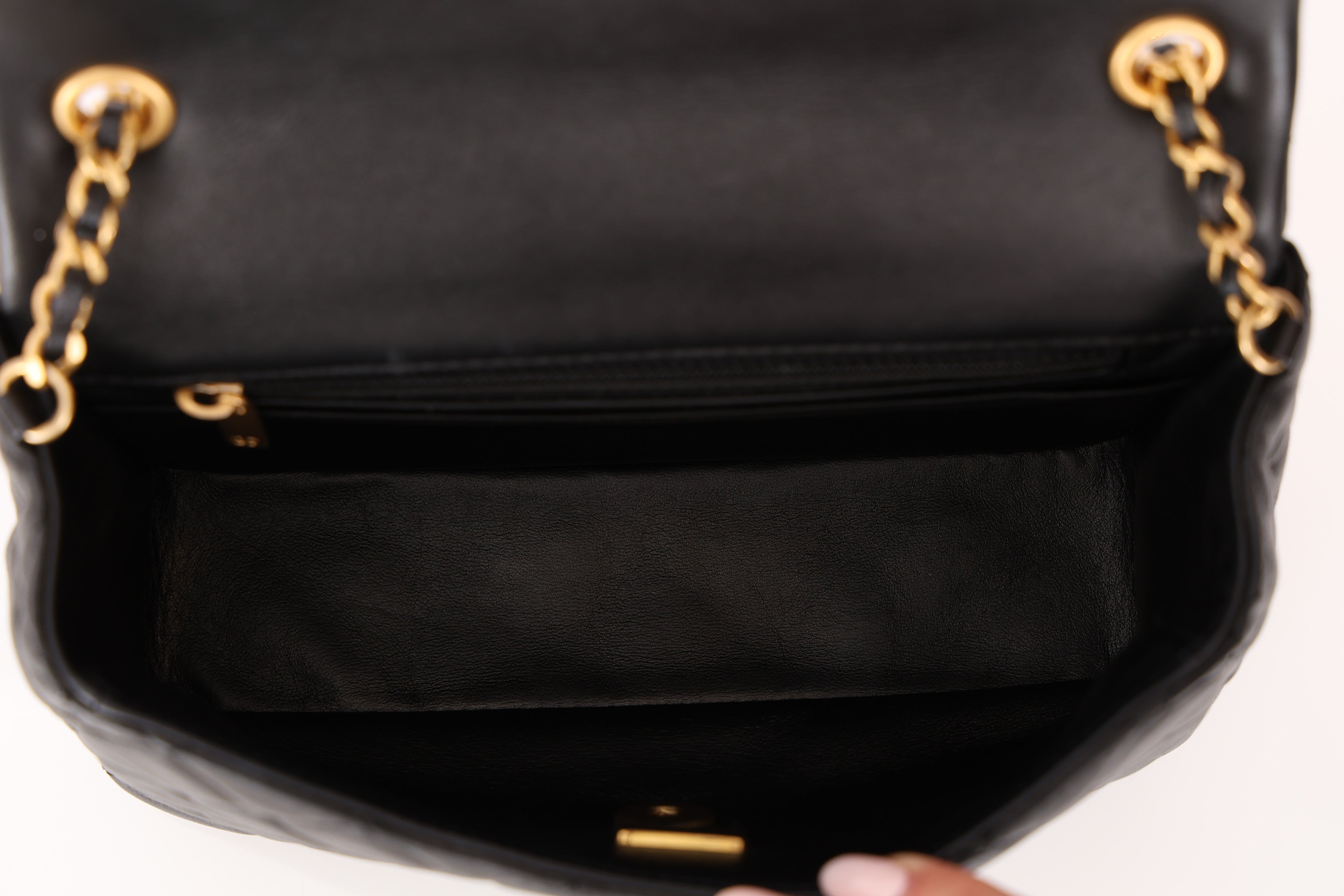 Chanel 2023 Coco Chain Lambskin Square Flap Bag
