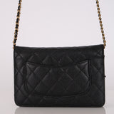 Chanel 2016 Caviar Wallet on Chain