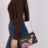 Limited Edition 2021 Louis Vuitton Monogram Vivienne Double Zip Pochette