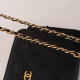 Chanel 2016 Caviar Wallet on Chain