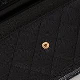 Chanel 2016 Caviar Wallet on Chain