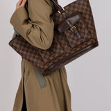 Louis Vuitton Damier Ebene Manosque Bag and Louis Vuitton Mini Bag