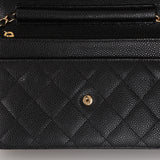 Chanel 2016 Caviar Wallet on Chain