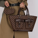 Louis Vuitton Damier Ebene Manosque Bag and Louis Vuitton Mini Bag