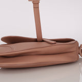 Dior 2019 So Matte Nude Medium Saddle Bag