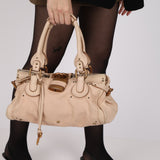 Chloe Opal Leather Medium Paddington Bag
