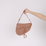 Dior 2019 So Matte Nude Medium Saddle Bag