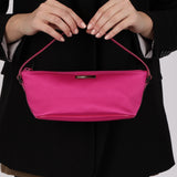 Gucci Raspberry Rose Satin Boat Pochette