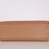 Limited Edition Chanel 2018 Medium Caviar Lizard Coco Handle Bag