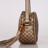 Gucci Bronze Microguccissima Sunshine Disco Camera Bag