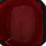 Celine Gold Ring Bucket Bag Black Calfskin 1990s