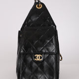 Chanel 2025 Shiny Crumpled Calfskin Small 25 Mixed Hardware