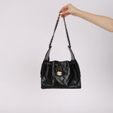 Chanel 2025 Shiny Crumpled Calfskin Small 25 Mixed Hardware