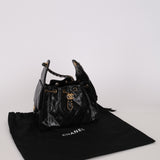 Chanel 2025 Shiny Crumpled Calfskin Small 25 Mixed Hardware