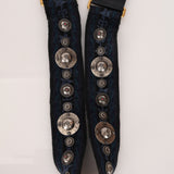 Dior Navy Oblique Saddle Belt Bag with Guitar Strap 2019