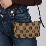 Loewe Canvas Anagram Zip Pochette