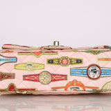 Chanel 2017 Satin Pink Paris Cuba Cigare Mini Square Flap Bag