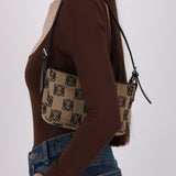 Loewe Canvas Anagram Zip Pochette