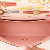 Limited Edition Chanel 2017 Pink Satin Paris-Cuba Cigare Mini Square Flap Bag