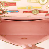 Chanel 2017 Satin Pink Paris Cuba Cigare Mini Square Flap Bag