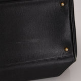 Rare Chanel 1996 Caviar Supermodel Tote Bag 24K GP