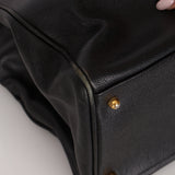 Rare Chanel 1996 Caviar Supermodel Tote Bag 24K GP