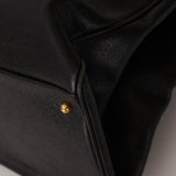 Rare Chanel 1996 Caviar Supermodel Tote Bag 24K GP