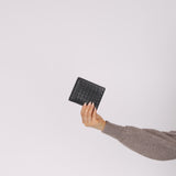 Bottega Veneta Black Intrecciato Bifold Wallet