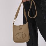 Hermès 2025 Beige Marfa Clemence Evelyne TPM GHW