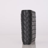 Bottega Veneta Black Intrecciato Bifold Wallet