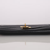 Hermès 2011 Chevre Mysore Kelly Long Wallet