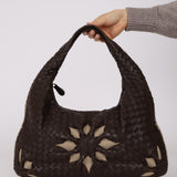 Limited Edition Bottega Veneta Nappa Intrecciato Flower Large Hobo