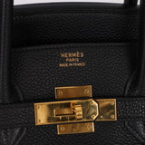 Hermes 2003 Noir Togo Birkin 35 Retourne GHW