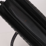 Vintage Bottega Veneta Black Intrecciato Milano Sac De Document