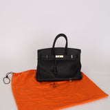 Hermes 2003 Noir Togo Birkin 35 Retourne GHW