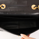 Chanel 1996 Lambskin XL Logo Jumbo Single Flap 24K GP