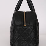 Chanel 2004 Caviar Timeless Bowling Bag 24K GP
