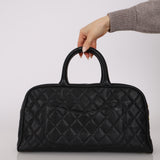Chanel 2004 Caviar Timeless Bowling Bag 24K GP