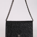 Chanel 2021 Caviar Camellia Wallet on Chain