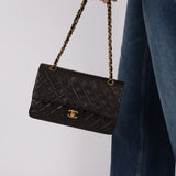 Chanel 1992 Medium Lambskin Classic Flap 24K GP