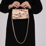 Limited Edition Chanel 2017 Pink Satin Paris-Cuba Cigare Mini Square Flap Bag