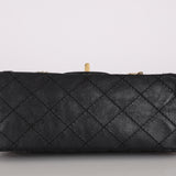 Chanel 2017 Quilted Aged Calfskin Lucky Charms 2.55 Reissue 224 Double Flap