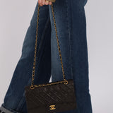 Chanel 1992 Medium Lambskin Classic Flap 24K GP