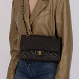 Chanel 1992 Medium Lambskin Classic Flap 24K GP