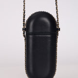 Chanel 2015 Lambskin Quilted Chain Around Phone Holder