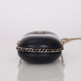 Chanel 2015 Lambskin Quilted Chain Around Phone Holder