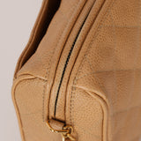 Chanel 1995 Beige Caviar Camera Bag 24K GP
